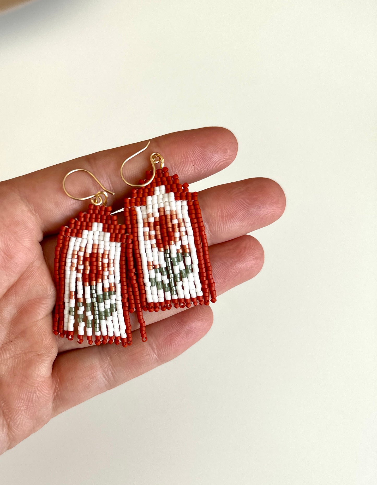 Indian Paintbrush Earrings