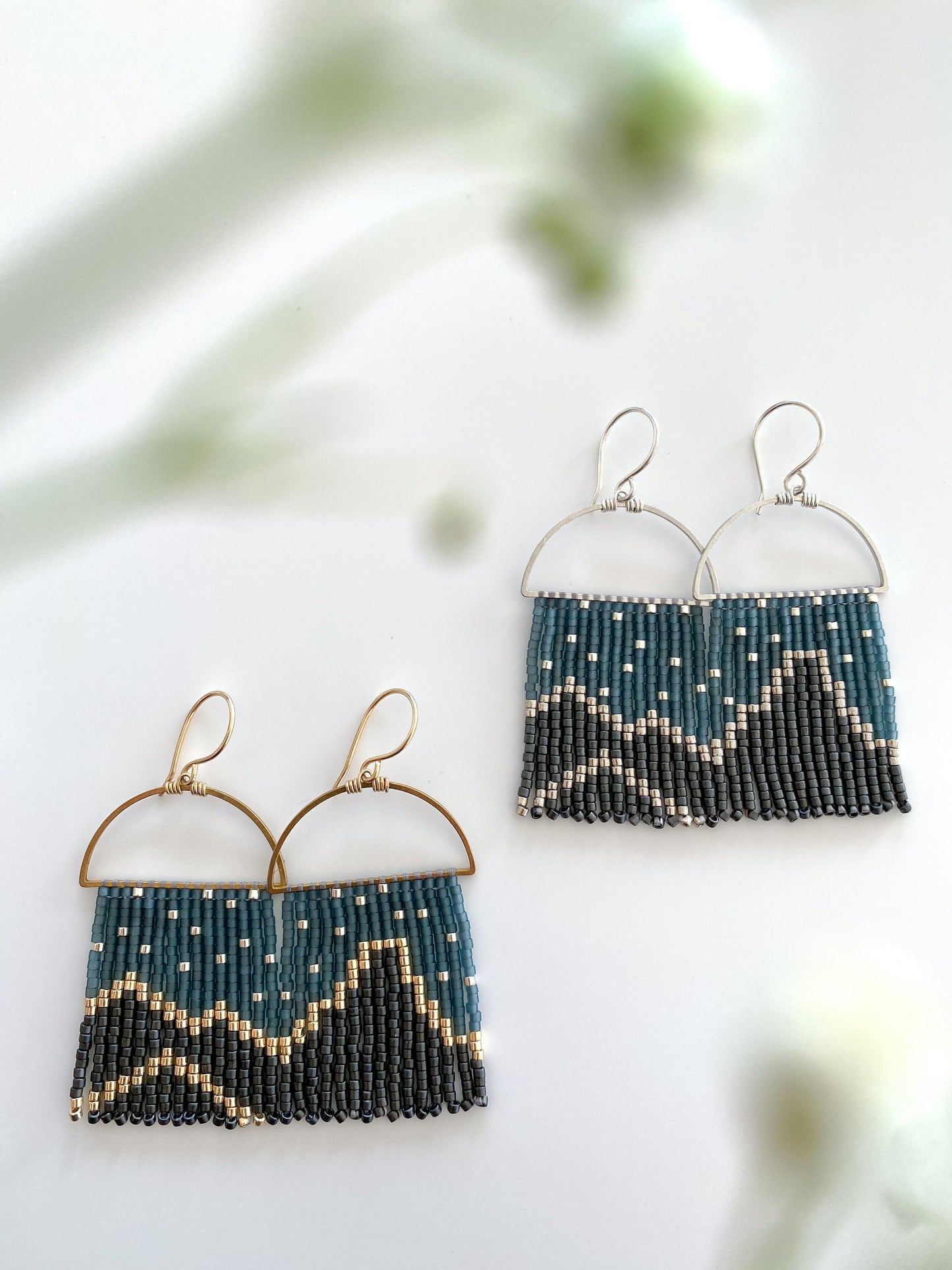 Mountain Night Sky Earrings