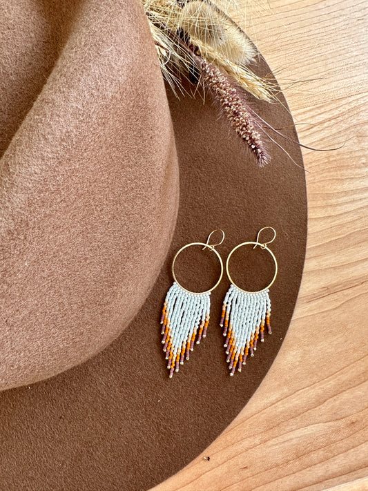 Pre-Order, Fall Fringe Earrings