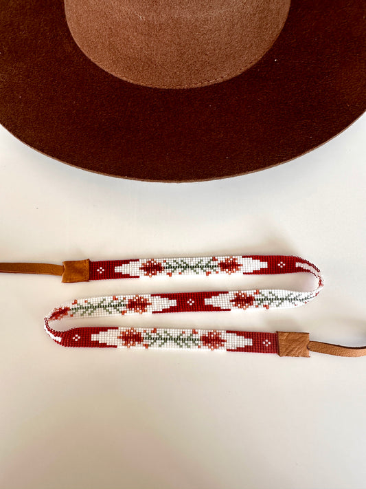 Indian Paintbrush Hatband