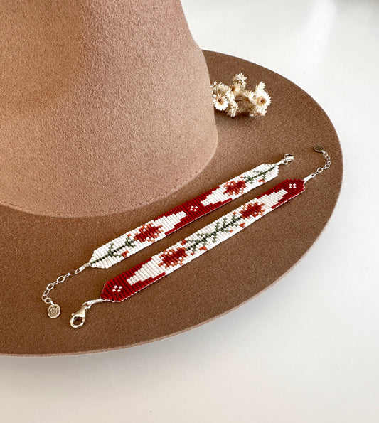 Indian Paintbrush Bracelet
