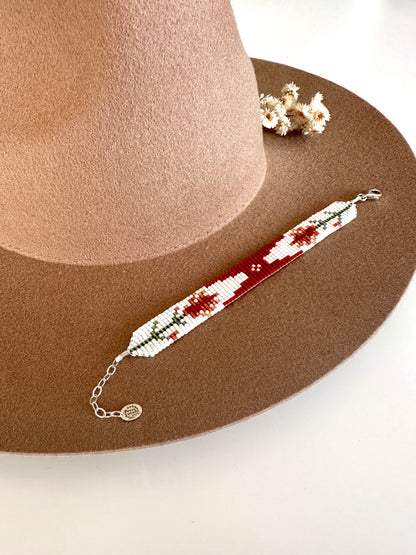 Indian Paintbrush Bracelet