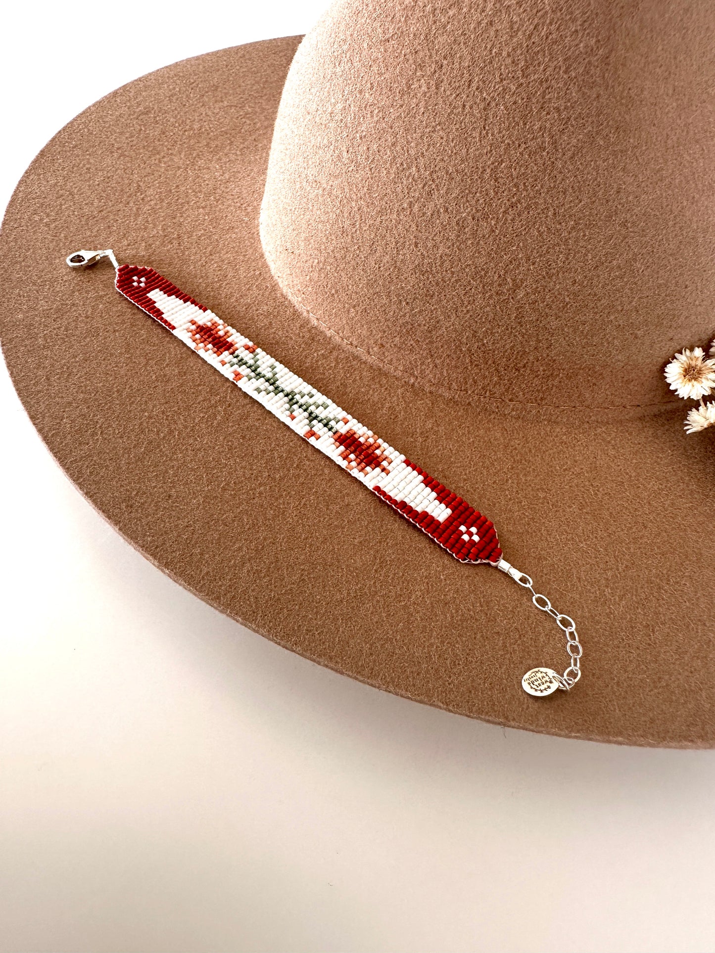 Indian Paintbrush Bracelet