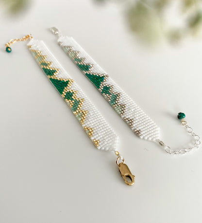 Emerald Green Bracelet - SILVER OR GOLD