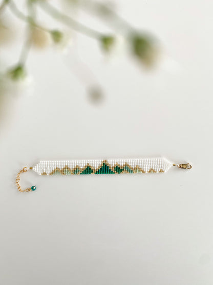 Emerald Green Bracelet - SILVER OR GOLD